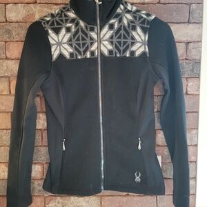 Spyder Women's Black and Gray Jacket